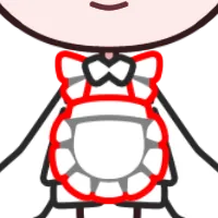 Outfit1 Apron Outline HSV